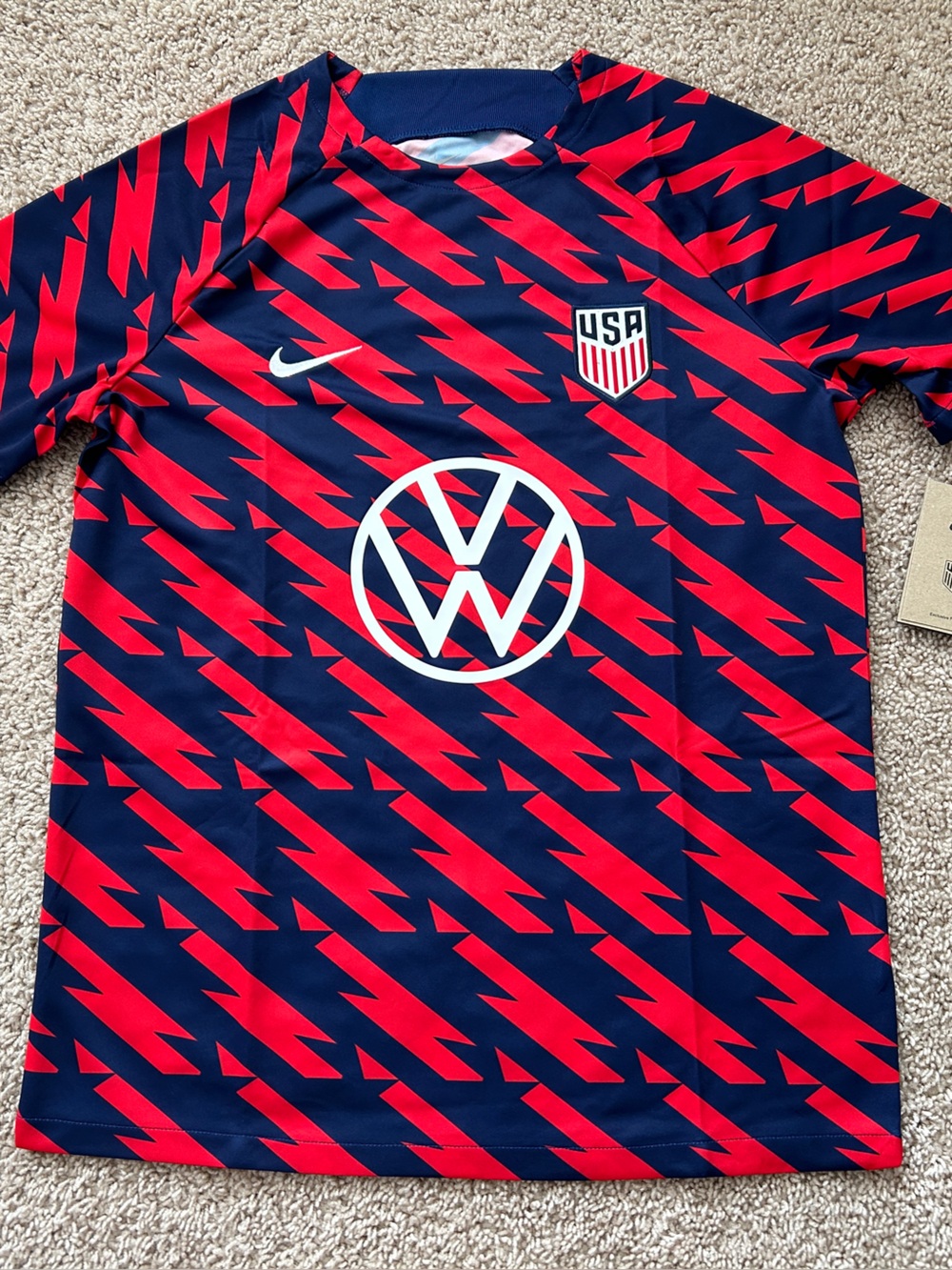 Nike Team USA soccer jersey men L